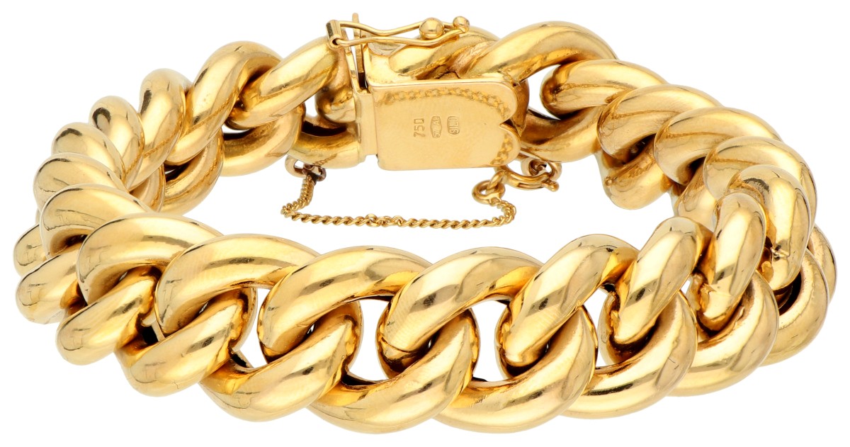 18K Geelgouden gourmet armband