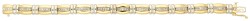 14K Bicolor gouden armband bezet met ca. 1.60 ct. diamant.