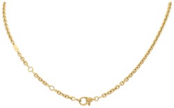 Dior 18K geelgouden 'Rose des Vents' collier met parelmoeren bedels.