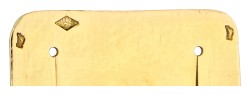 Franse antieke geëmailleerde 18K geelgouden armband met geschilderde voorstelling in de stijl van de 18e eeuw