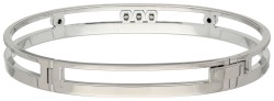 Messika 18K witgouden 'Move Romane' bangle armband bezet met ca. 0.72 ct. diamant.