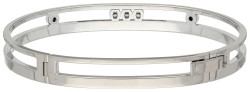 Messika 18K witgouden 'Move Romane' bangle armband bezet met ca. 0.72 ct. diamant.