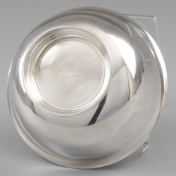 Schaal naar Paul Revere`s "Liberty Bowl", Stieff Silver co. Baltimore (Maryland) 1963, zilver.