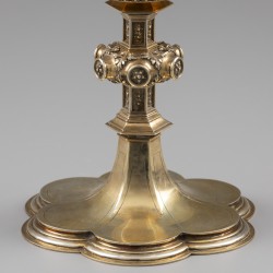 Ciborie, Karel Nicolaas zur Mühlen / Jos Jonkergouw, 's-Hertogenbosch 1919, 14 kt goud / zilver.