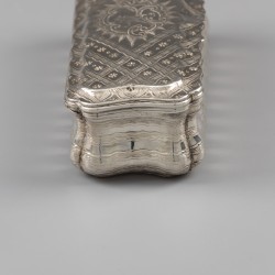 Tabaksdoos, Pieter Eylarts Meeter (1734-1798), Leeuwarden ca. 1770, zilver.