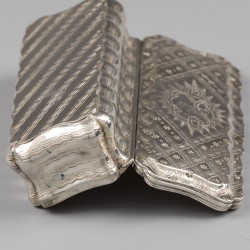 Tabaksdoos, Pieter Eylarts Meeter (1734-1798), Leeuwarden ca. 1770, zilver.