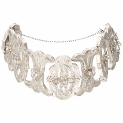 Zilveren filigrain armband - 925/1000.