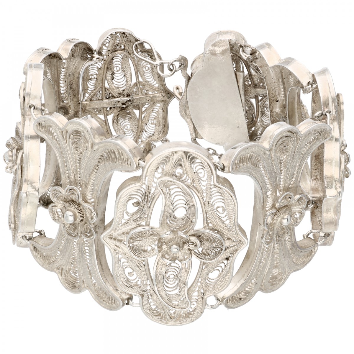 Zilveren filigrain armband - 925/1000.