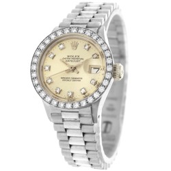 No Reserve - Rolex Lady-Datejust 18K. 6517 - Dames horloge - ca. 1971.