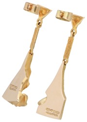 Lapponia 14K geelgouden oorhangers 'Scarlett'