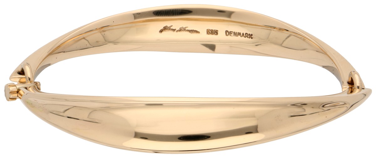 Hans Hansen 14K geelgouden schakel armband