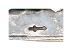 Zilveren Amsterdams School broche met chrysophrase