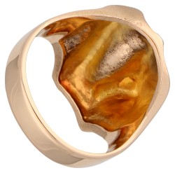 Lapponia 14K gouden/platina ring 'Alba' 1991