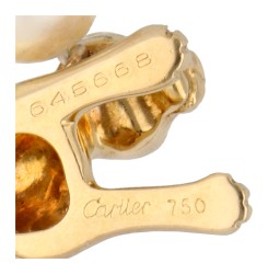 Cartier 18K geelgouden Panthère cultivé parel collier