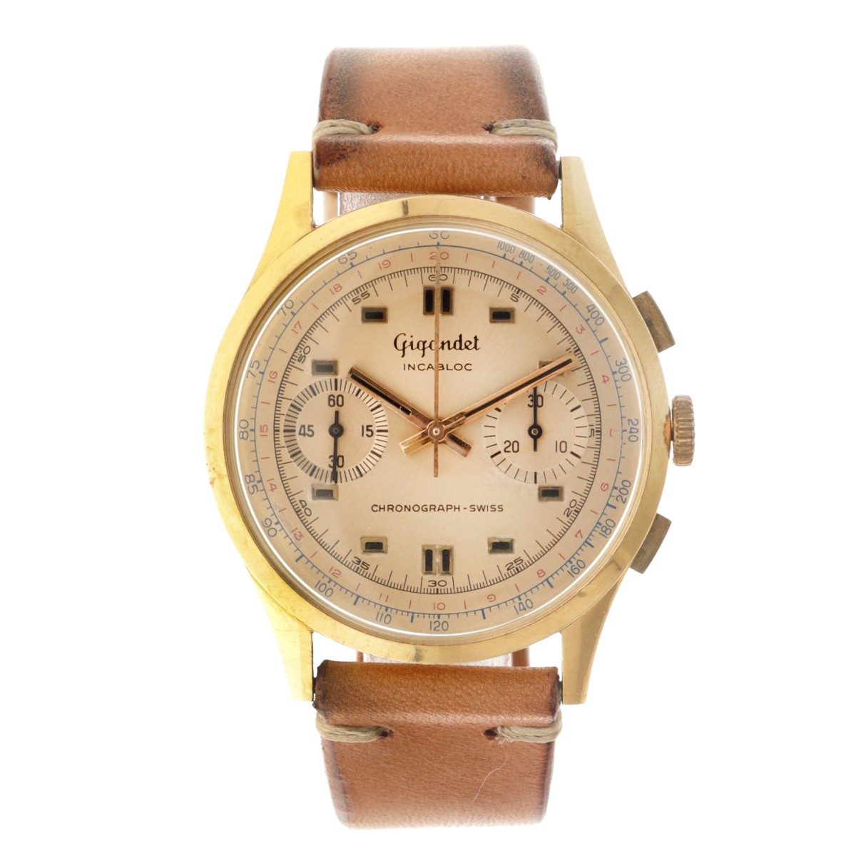 Gigadet Chronograph (18K.) - Heren horloge 