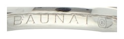 Baunat 18K witgouden shoulder ring met IGI gecertificeerde diamant van 0.72 ct.