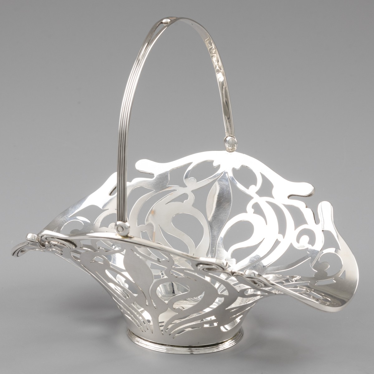 Art Nouveau hengselmand, Galt & Brothers, Washington ca. 1910-1920, zilver.