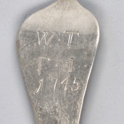 Lepel, Bernardus Blencke, Groningen 1738-39, zilver.