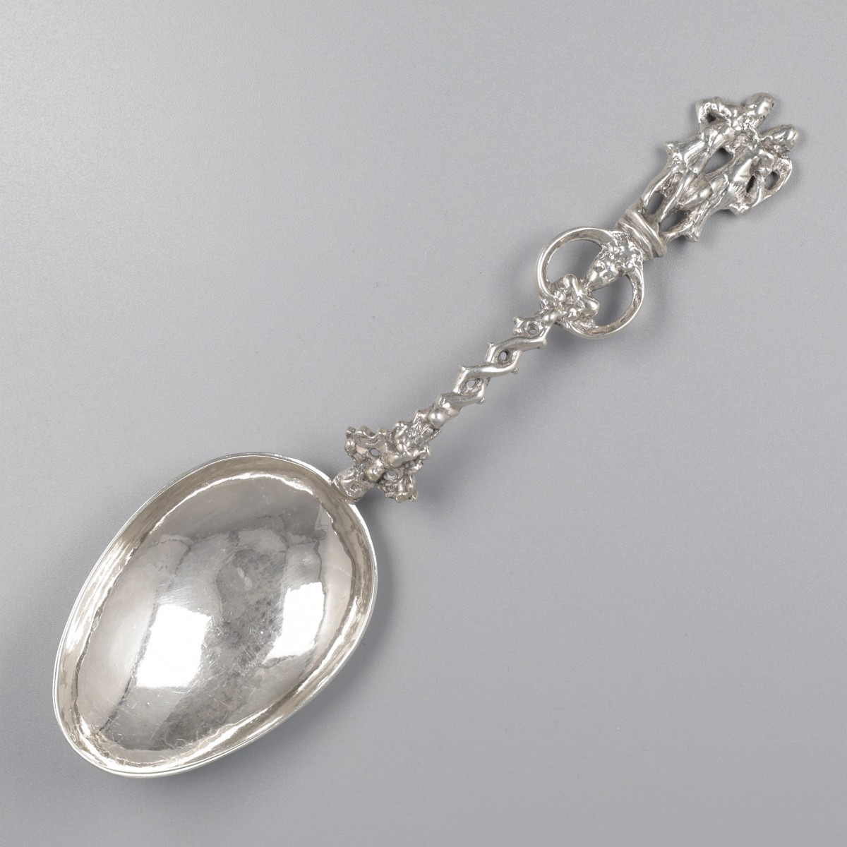 Friese gelegenheidslepel, Sneek ca. 1785, zilver.