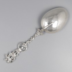Gelegenheidslepel, Eise Ruardi, Dokkum / Kollum ca. 1785, zilver.