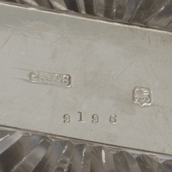Inktpot, John Grinsell & Sons, Londen 1893, zilver.