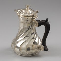 Koffiepot, André Aucoc, Parijs ca. 1890, zilver.