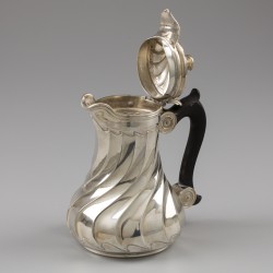 Koffiepot, André Aucoc, Parijs ca. 1890, zilver.