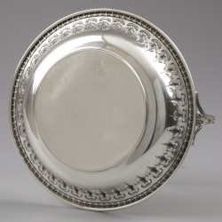 Fruitschaal, William Butler Durgin, Concord (New-Hampshire) ca. 1900, zilver.