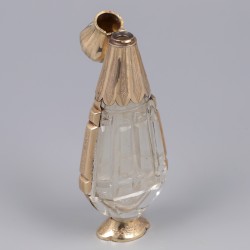 Parfumflacon, Ate de Groot Boersma, Sneek ca. 1875, goud.