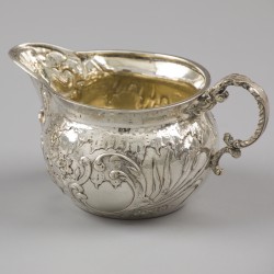 Koffie- / theeservies (3), Peter Carl Fabergé, Moskou 1891/1892, zilver.