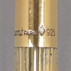 S.T. Dupont Ballpoint-pen zilver.