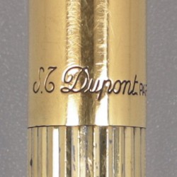 S.T. Dupont Ballpoint-pen zilver.