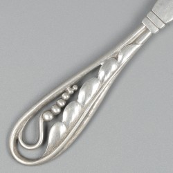 Georg Jensen pastei- / patéschep, model nr. 42, zilver. Ontworpen door Georg Jensen.