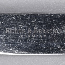 Robbe & Berking bestekcassette (41), model Spaten, Flensburg ca. 1990, zilver.