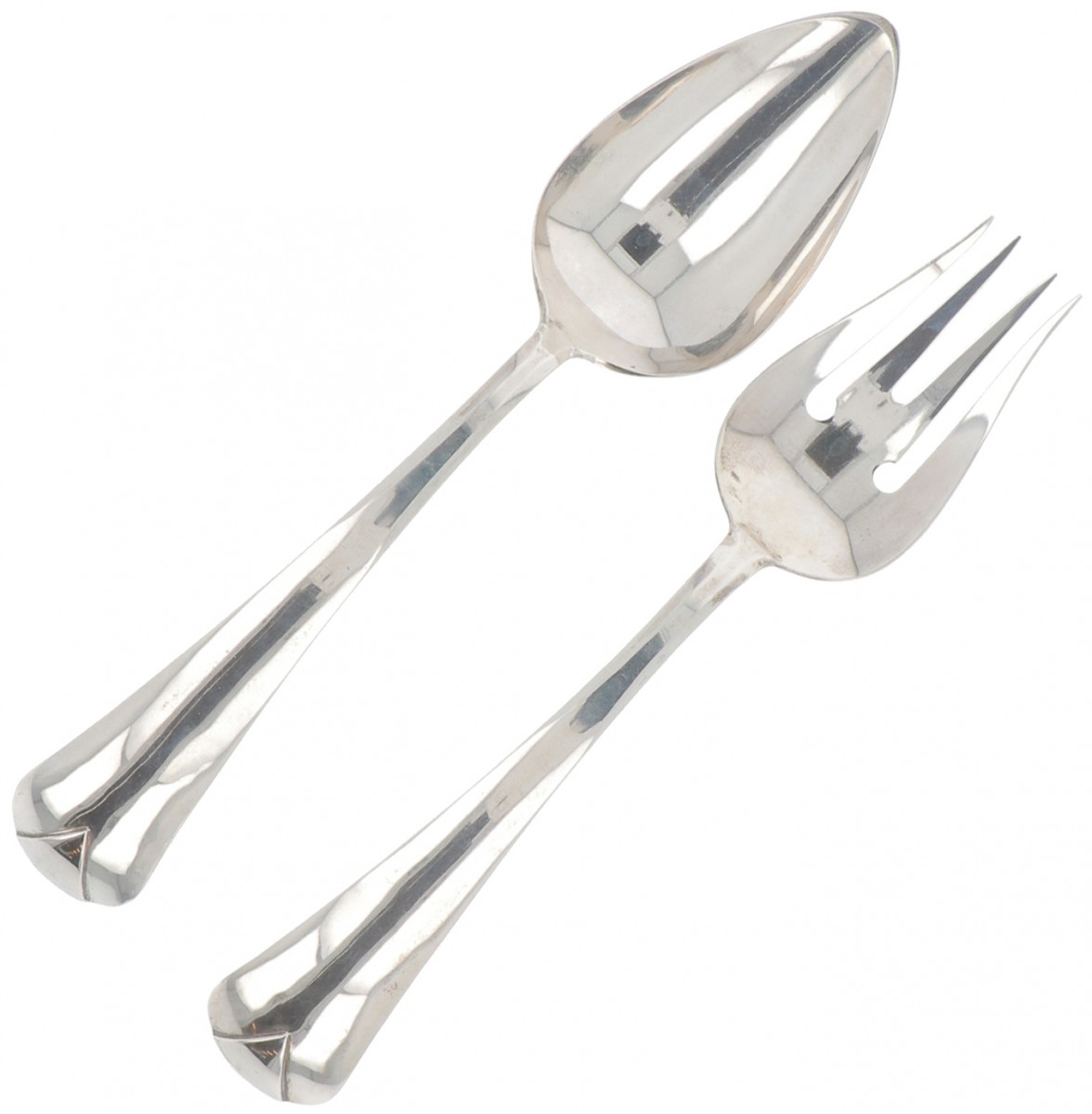 Slacouvert zilver.