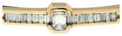 18K Geelgouden armband bezet met diamanten van ca. 1.22ct tcw.