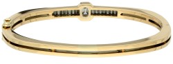 18K Geelgouden armband bezet met diamanten van ca. 1.22ct tcw.