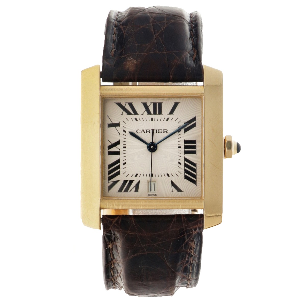 Goudwisselkantoor auction: No Reserve - Cartier Française (18K.) 1840 - Men's watch