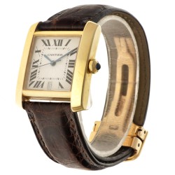 No Reserve - Cartier Tank Française (18K.) 1840 - Heren horloge 