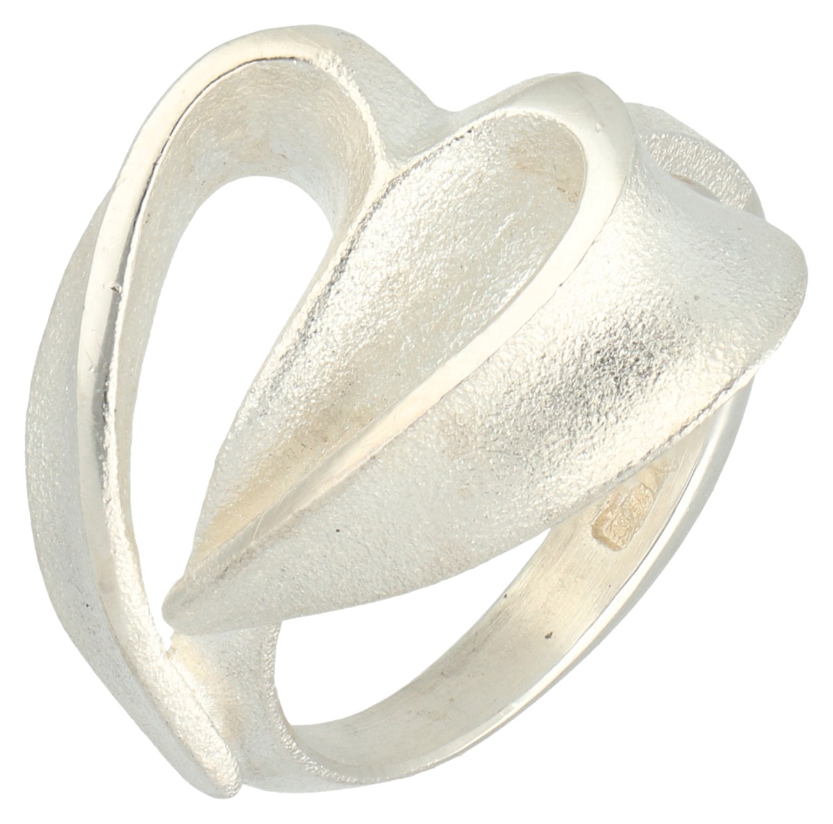 Lapponia zilveren 'Heartbeat' ring