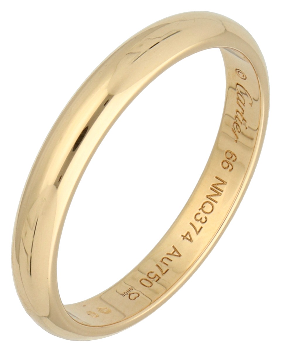 Cartier 18K roségouden band ring.