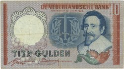 Nederland. 10 Gulden. Bankbiljet. Type 1953. Type Z-Serie. - Zeer Fraai.