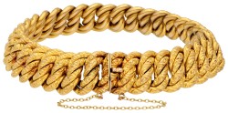 18K Geelgouden American mesh armband