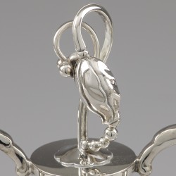 Robbe & Berking kandelaar / candelabrum, collectie Alt-Kopenhagen, Flensburg 21e eeuw, zilver.