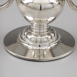 Robbe & Berking kandelaar / candelabrum, collectie Alt-Kopenhagen, Flensburg 21e eeuw, zilver.