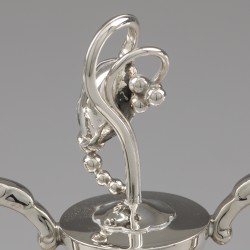 Robbe & Berking kandelaar / candelabrum, collectie Alt-Kopenhagen, Flensburg 21e eeuw, zilver.