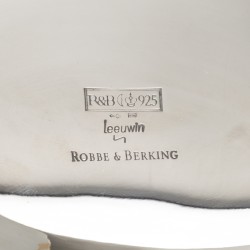 Robbe & Berking hengselmand, collectie Alt-Kopenhagen, Flensburg 21e eeuw, zilver.