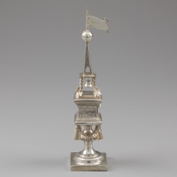 Havdalah Besamim / Kruidentoren, Jan Pogorzelski, Warschau 1879, zilver.