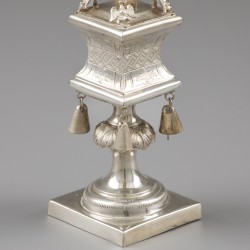 Havdalah Besamim / Kruidentoren, Jan Pogorzelski, Warschau 1879, zilver.