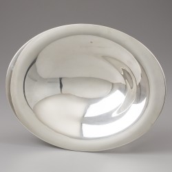 Art Deco design fruitschaal, Gerritsen & van Kempen 1931 zilver.